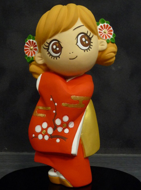 博多人形の資生堂コラボ